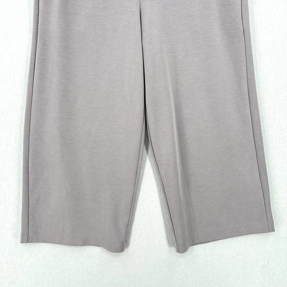 ATHLETA Pants Womens Small Light Gray Seasoft Wide Crop Tinsel Athletic Workout - Picture 8 of 16